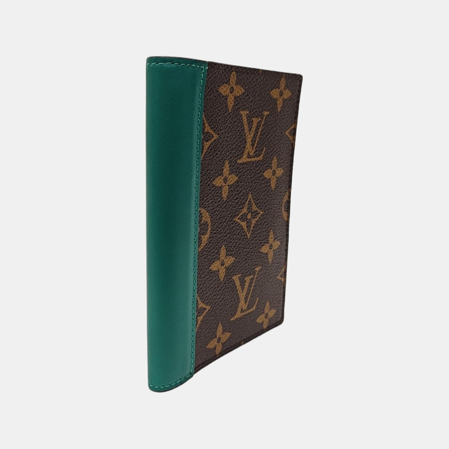 BRAZZA Monogram Coated Canvas Brown Wallet