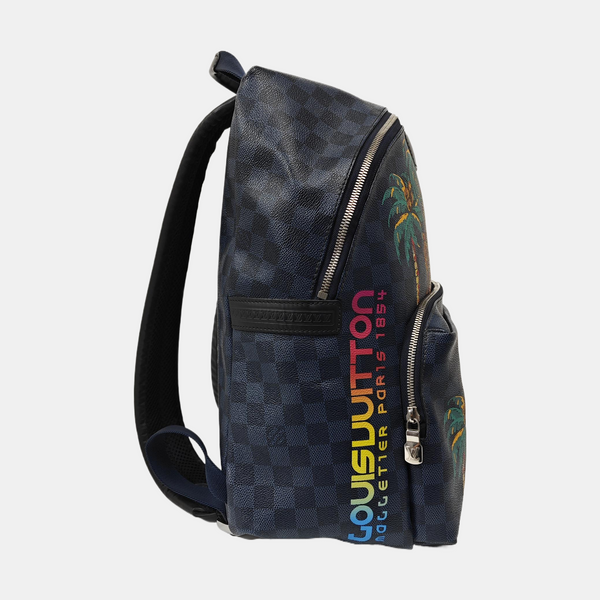 APOLLO Damier Coated Canvas Blue