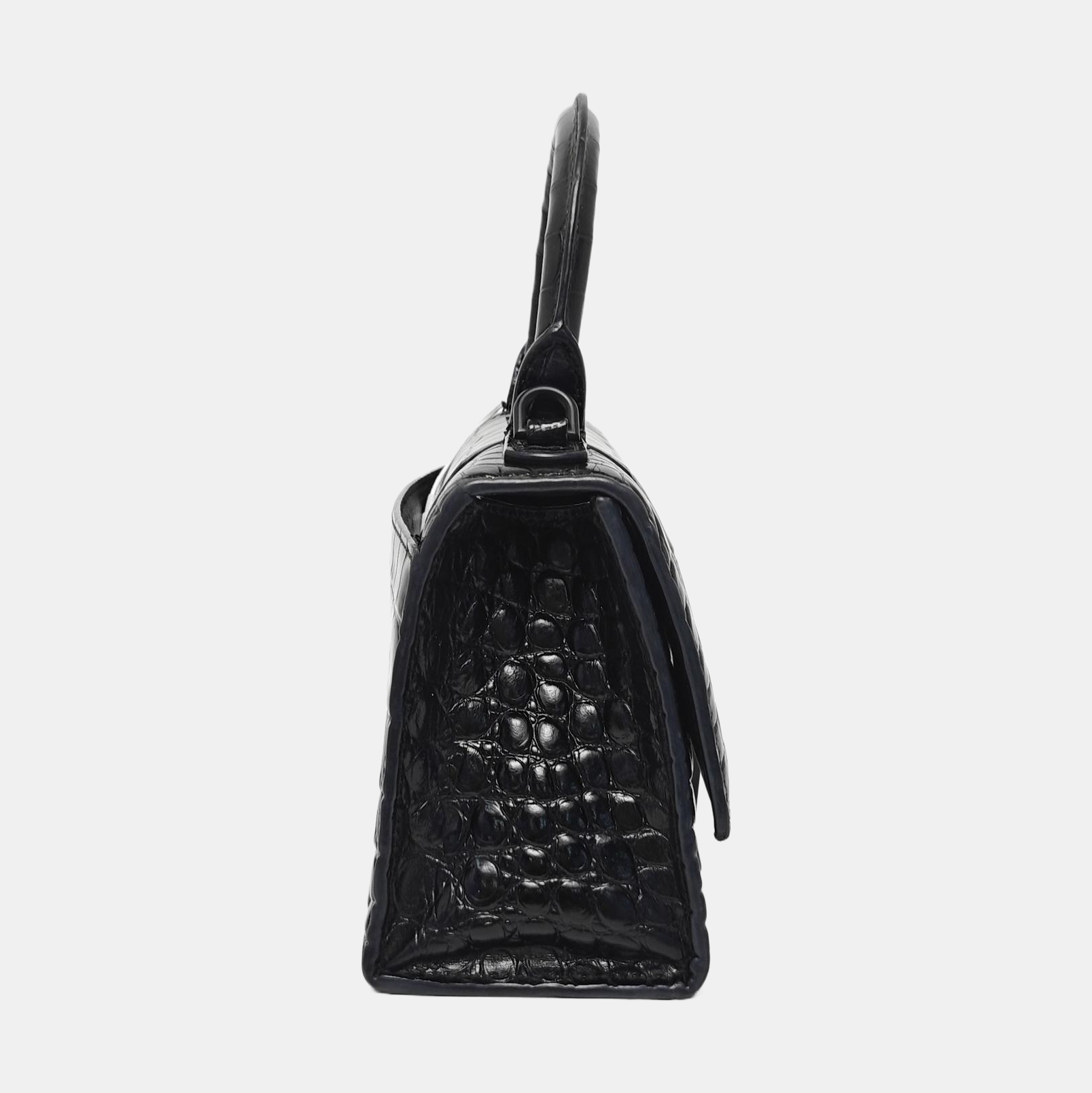 Hourglass Small Calfskin Black