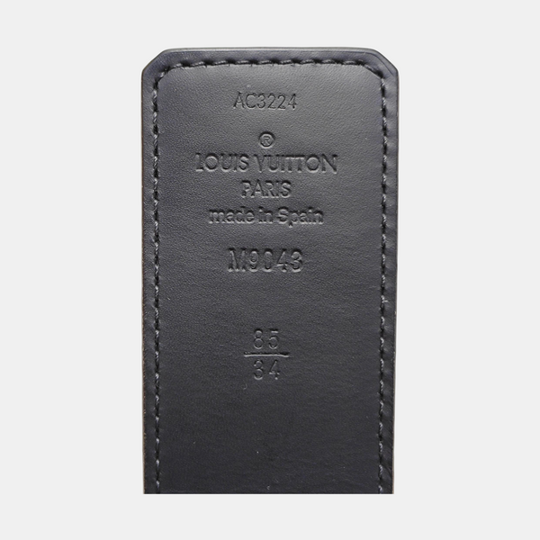 Coated Canvas Belt Black