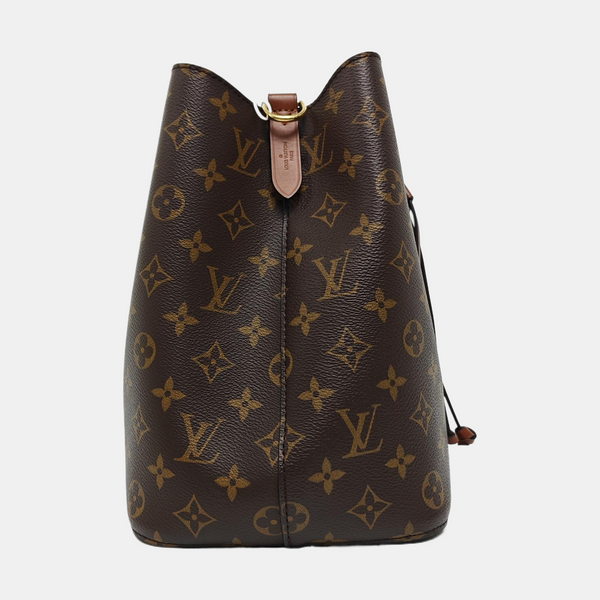 NÉONOÉ MM Monogram Coated Canvas Brown