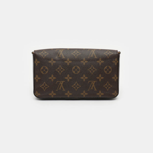 FÉLICIE Monogram Coated Canvas Brown