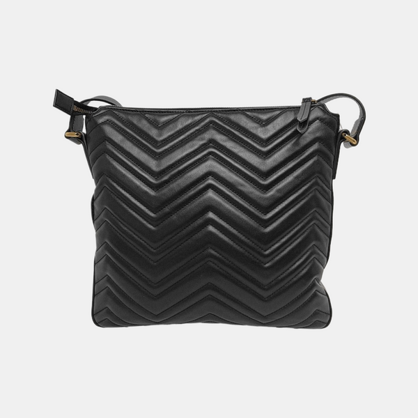 Authenticated pre-owned  GG Marmont Quilted Calfskin Black - Tote Bag at Looply