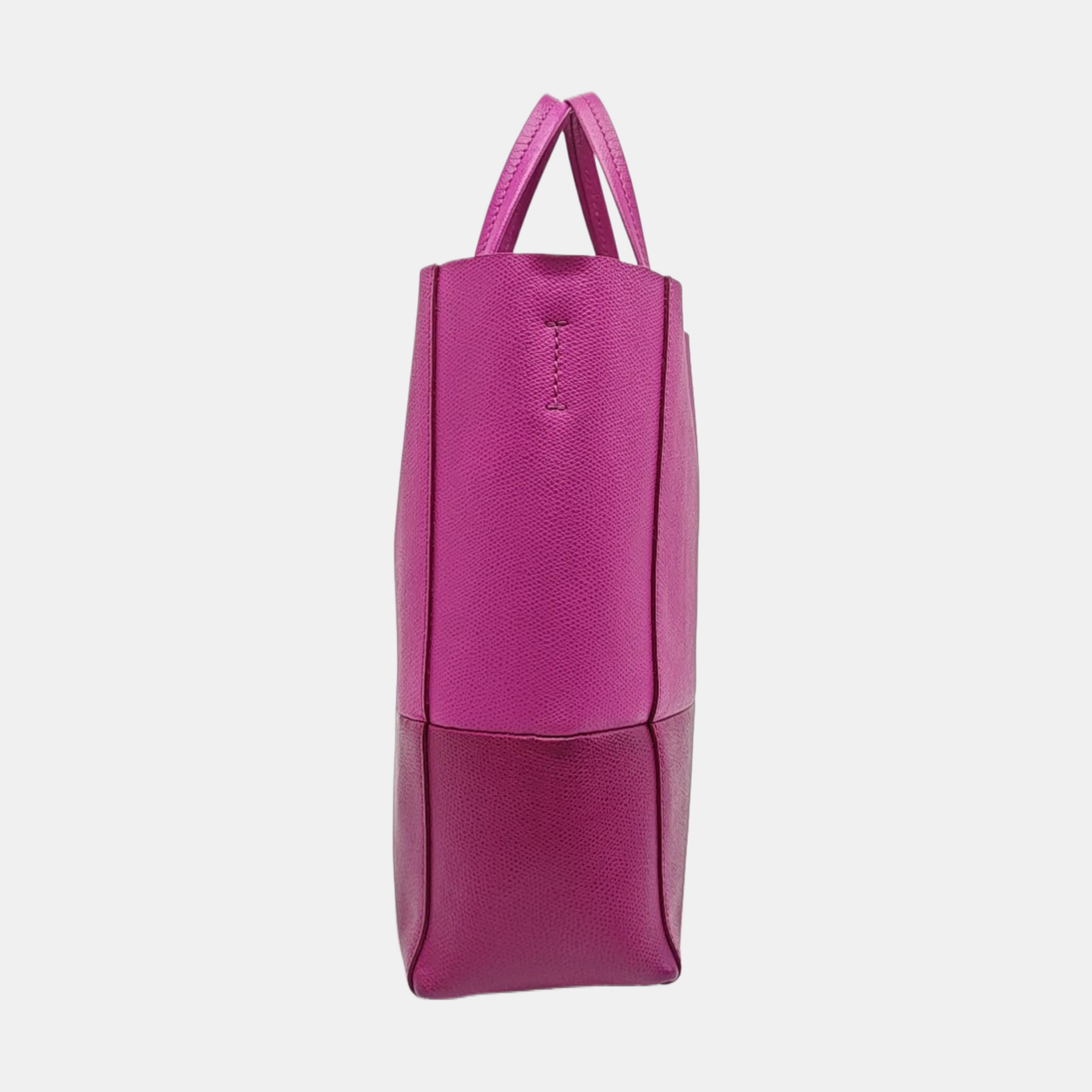 VERTICAL CABAS Mini Calfskin Pink