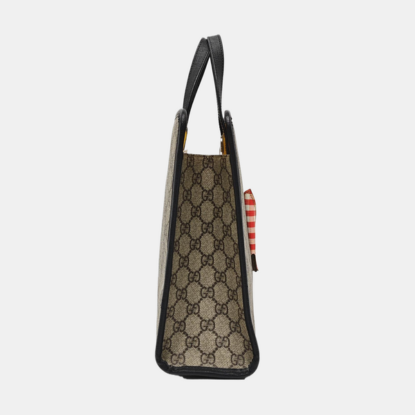 Children’s GG Bucket Monogram Coated Canvas Beige