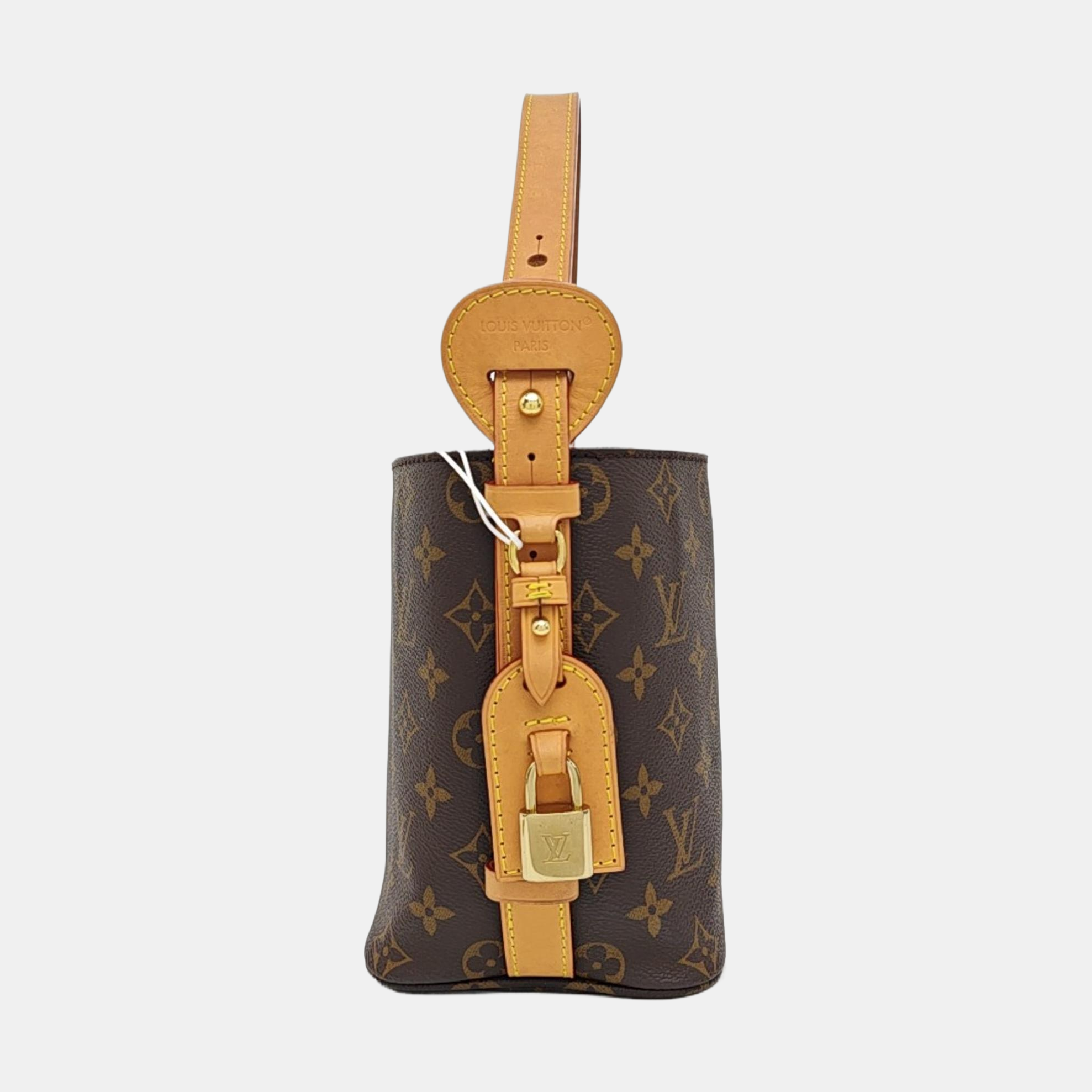 ALL IN Monogram Coated Canvas Brown