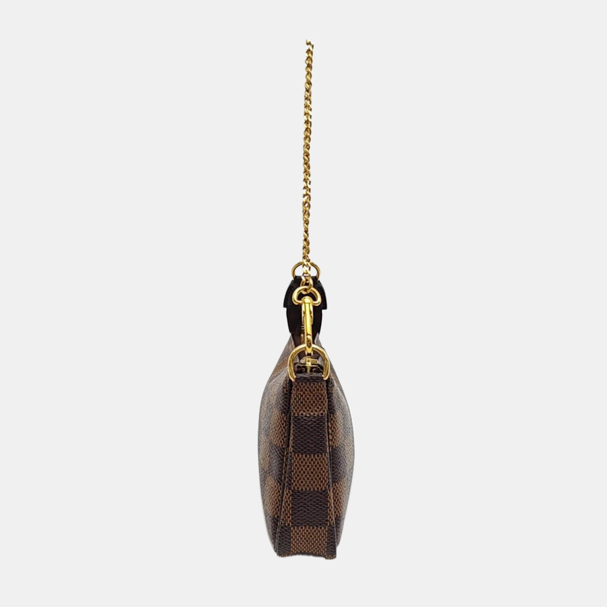 ACCESSOIRES Damier Ebene Coated Canvas Brown