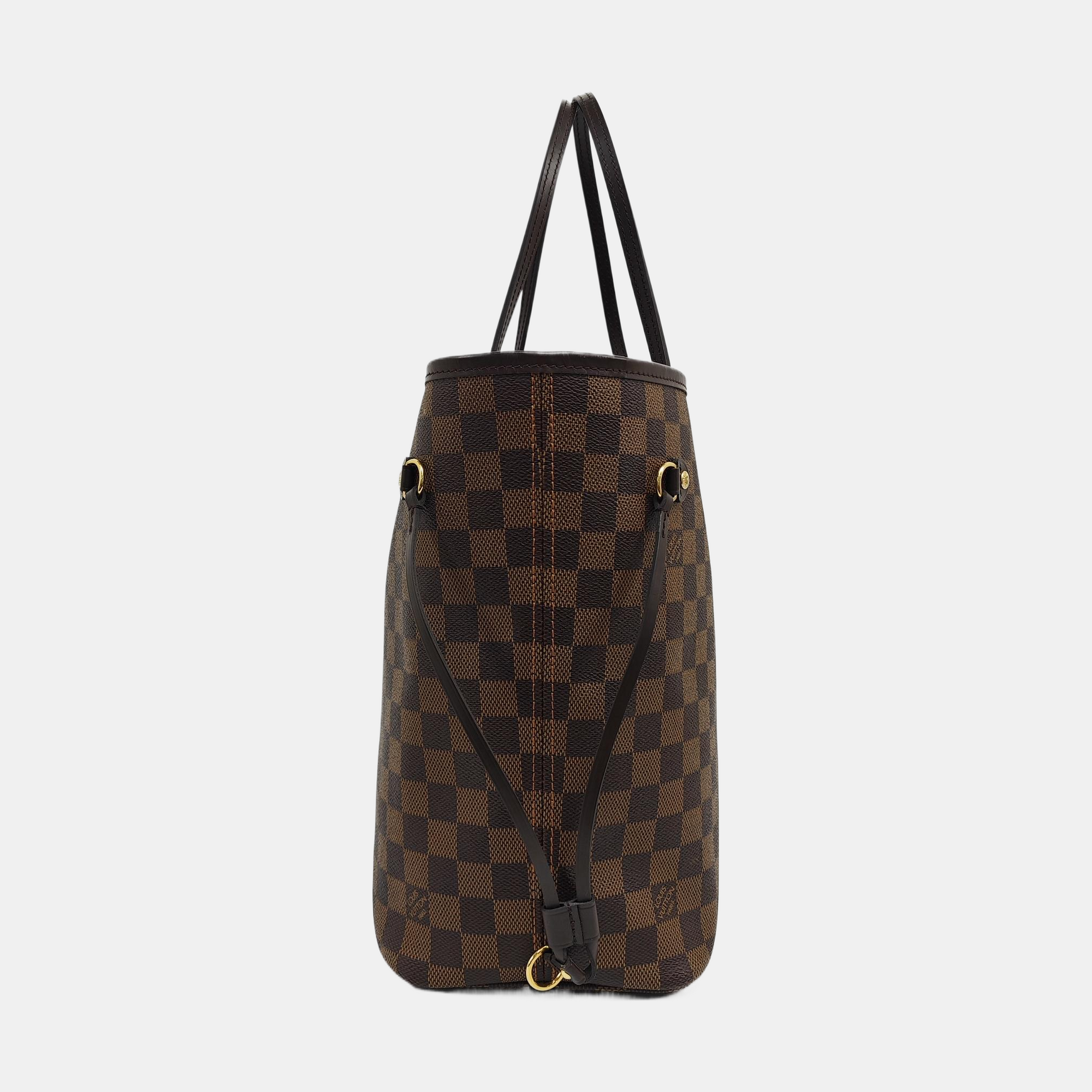 NEVERFULL MM Damier Ebene Coated Canvas Brown