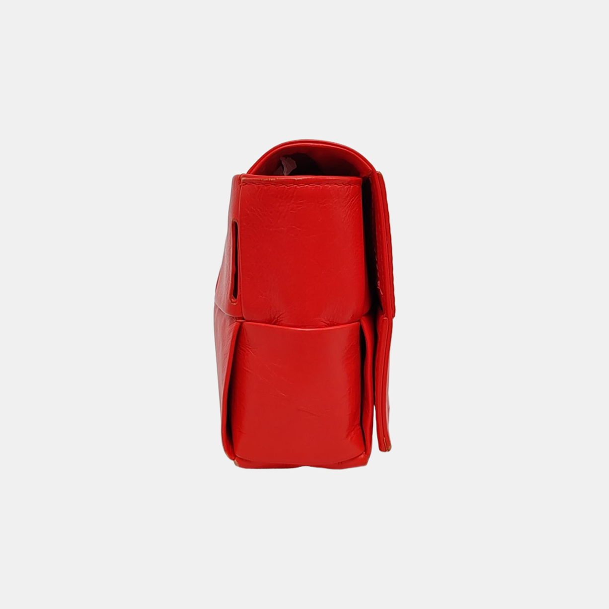 Bottega Veneta Cassette Piel de becerro Roja