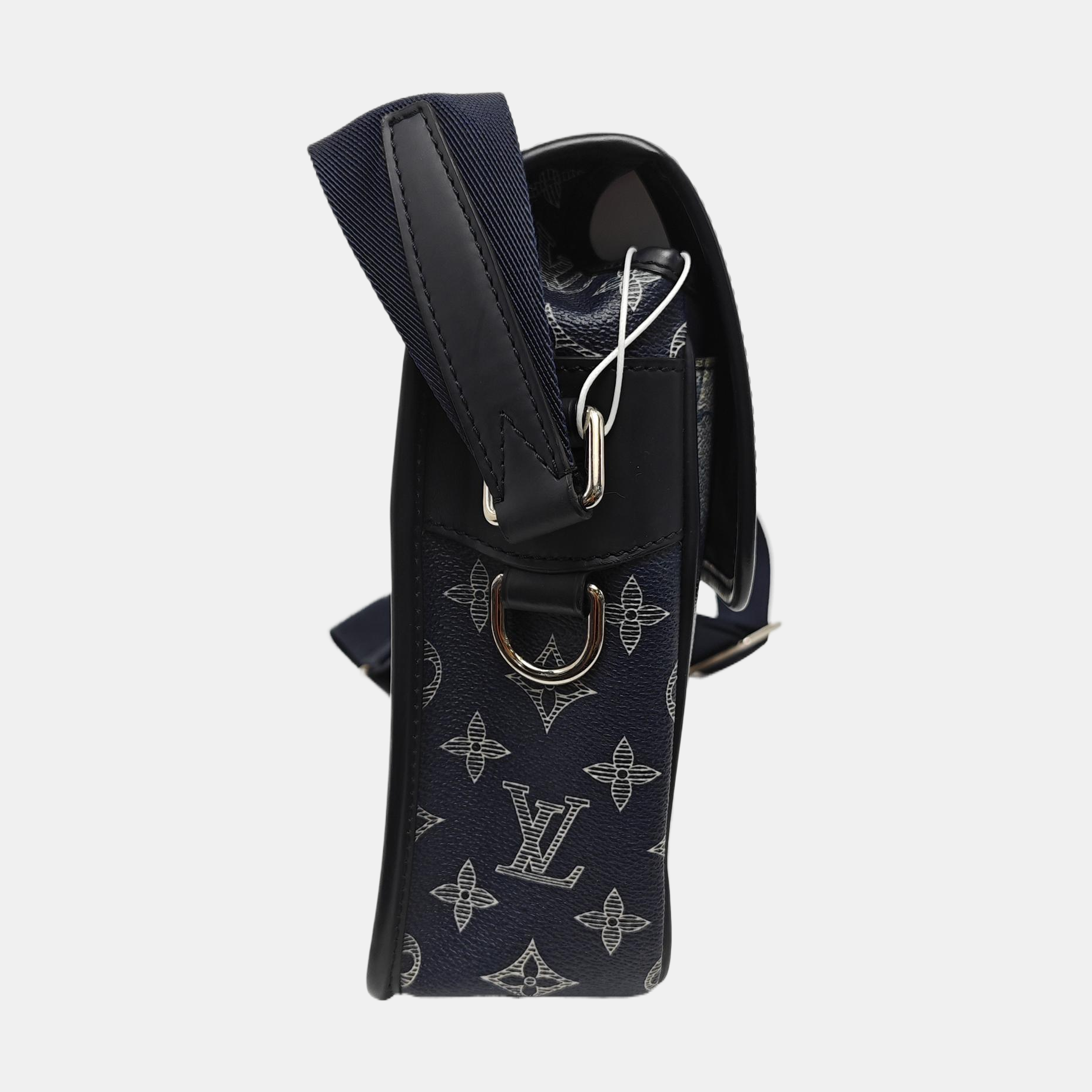 CHAPMAN SAVANE BB Monogram Coated Canvas Blue