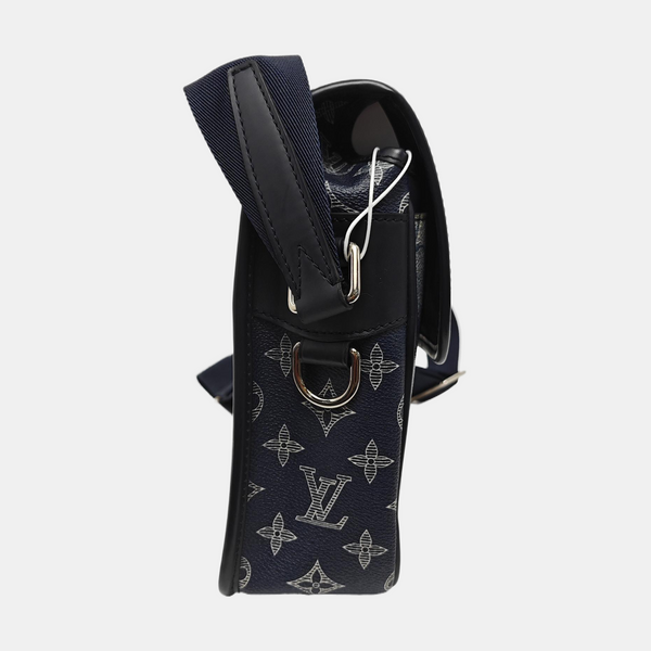 CHAPMAN SAVANE BB Monogram Coated Canvas Blue