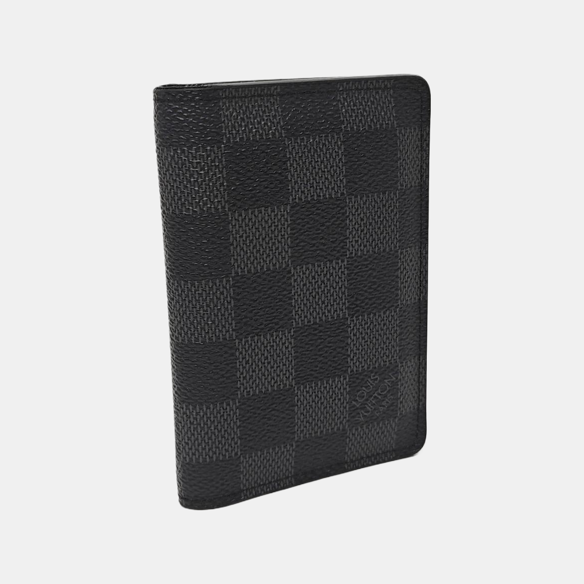 Damier Graphite Coated Canvas Card Holder Gray