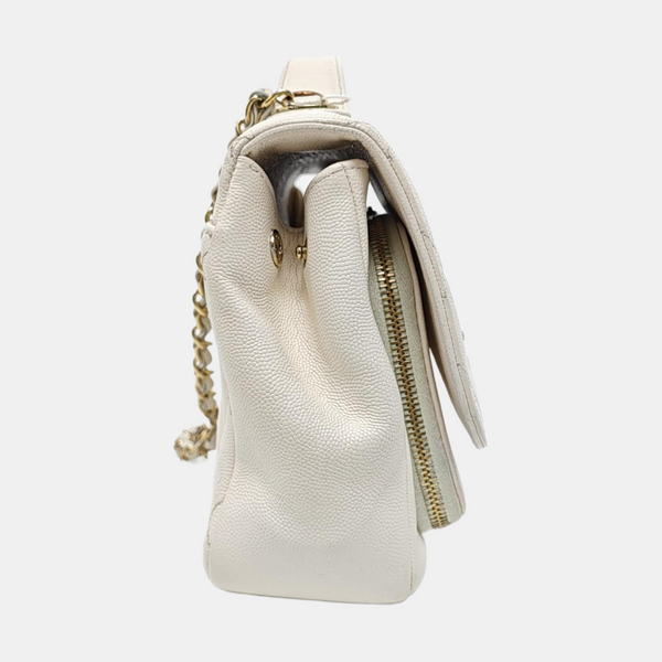 Grained Calfskin White