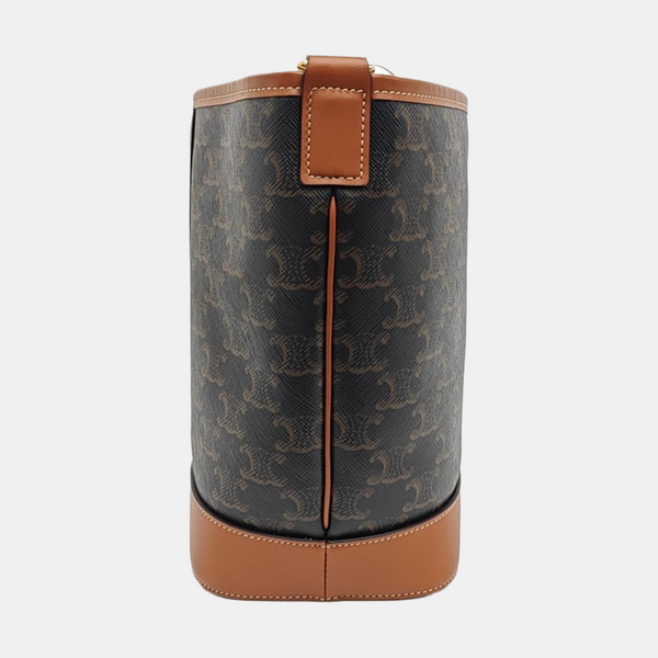 TRIOMPHE CANVAS Small Coated Canvas Brown