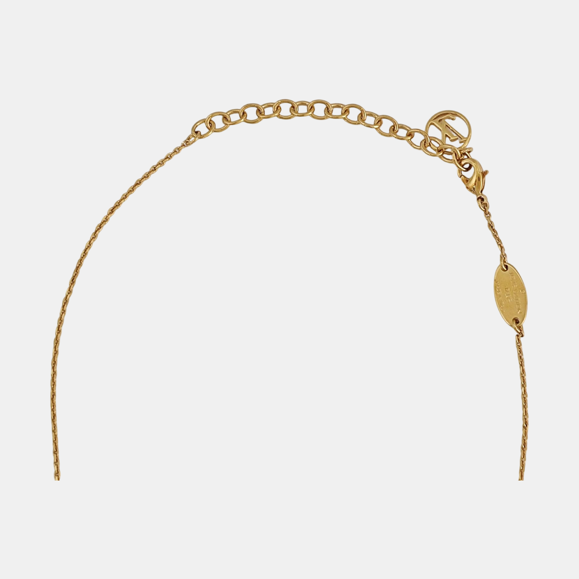 LV &amp; ME Brass Gold Necklace