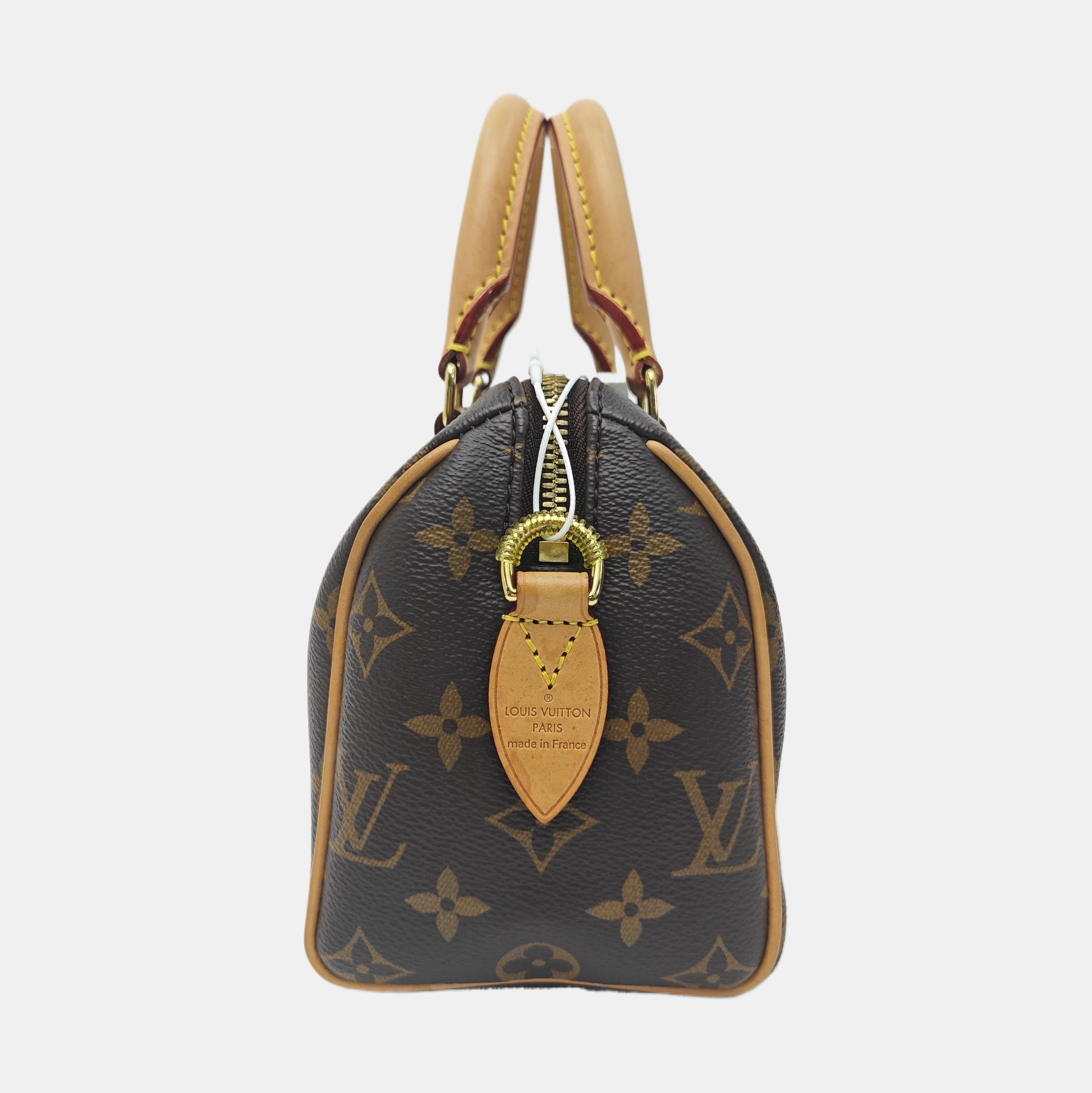 SPEEDY 20 Monogram Coated Canvas Brown