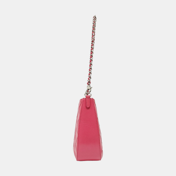 Quilted Lambskin Shoulder Bag Pink