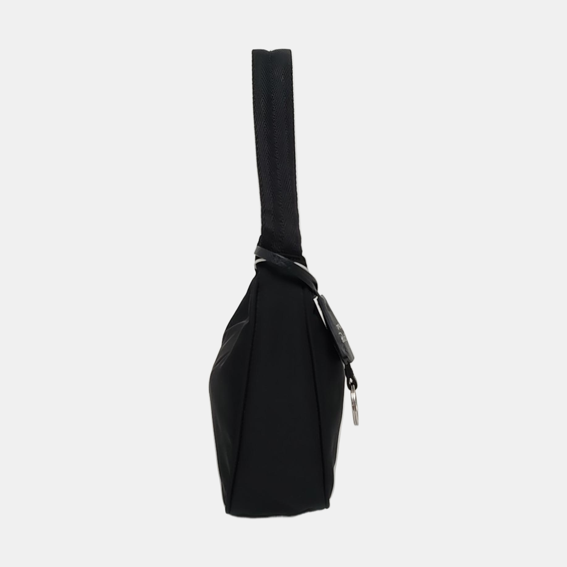 Authenticated pre-owned  Re-Edition2000 Mini Nylon Black - Top Handle Bag at Looply