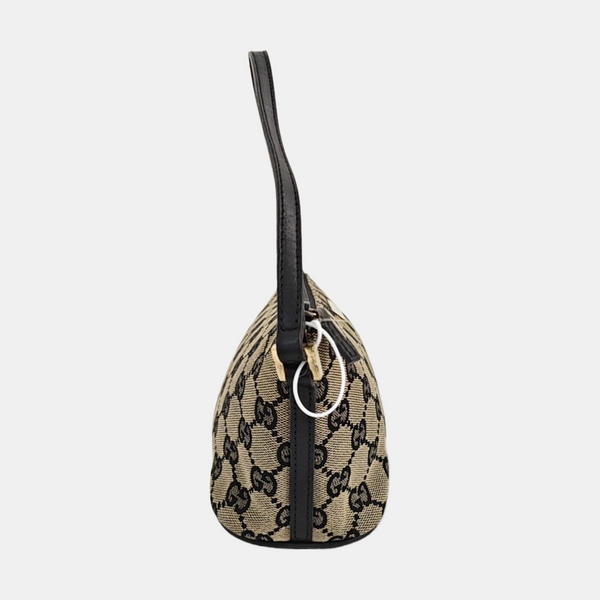 Monogram Canvas Top Handle Bag Brown