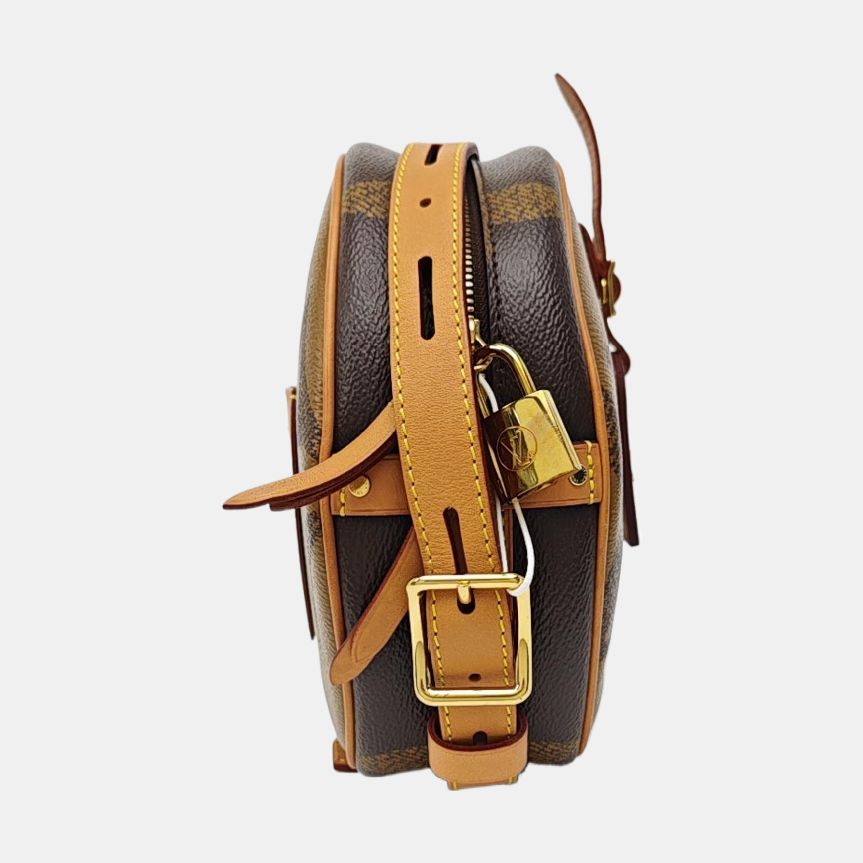 BOITE CHAPEAU MM Monogram Coated Canvas Brown