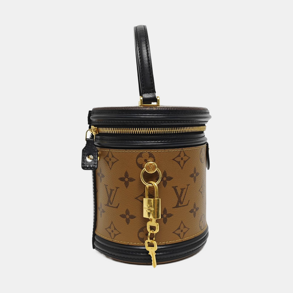 CANNES PM Monogram Coated Canvas Brown