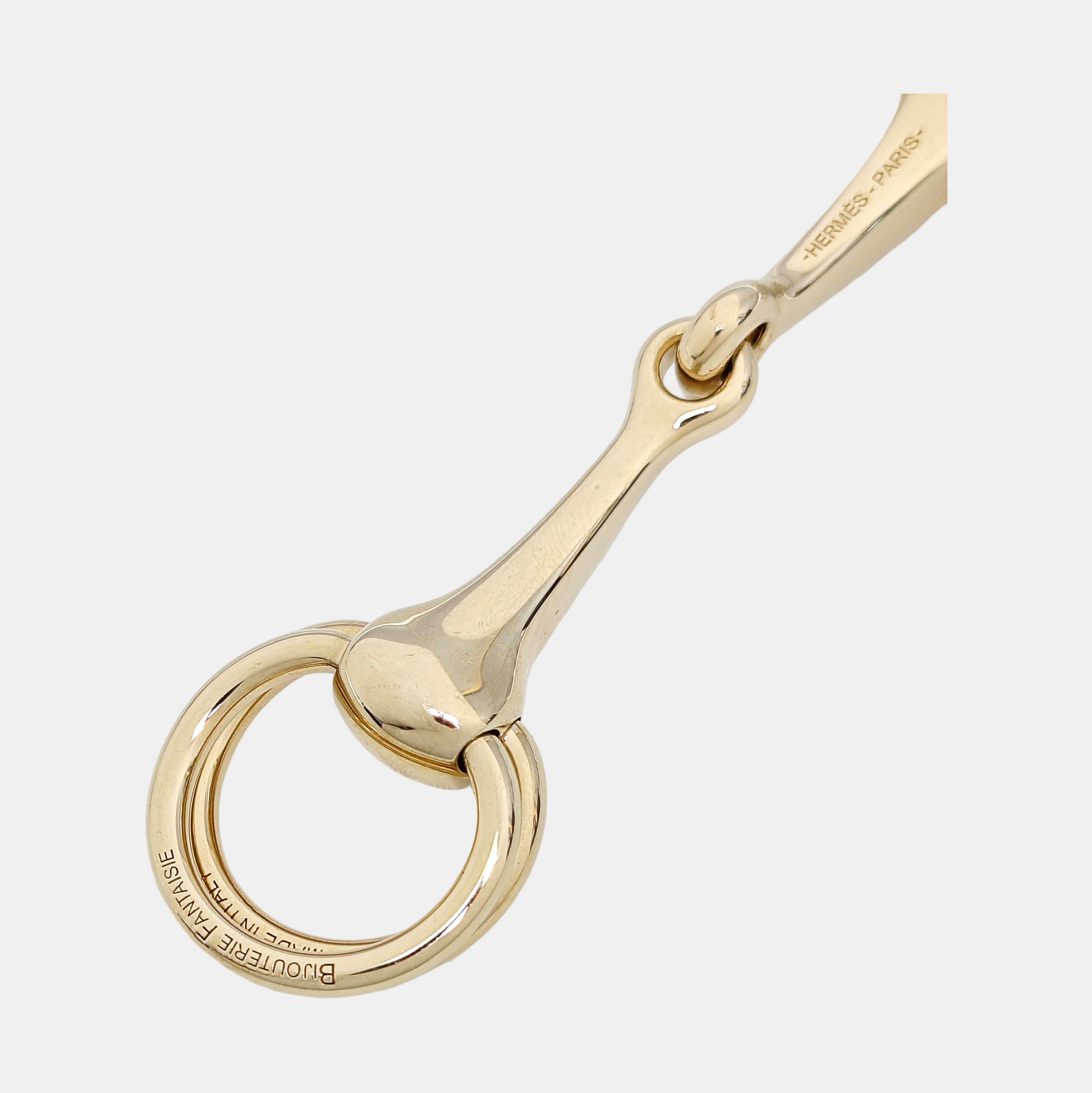 Metal Bag Charm Gold