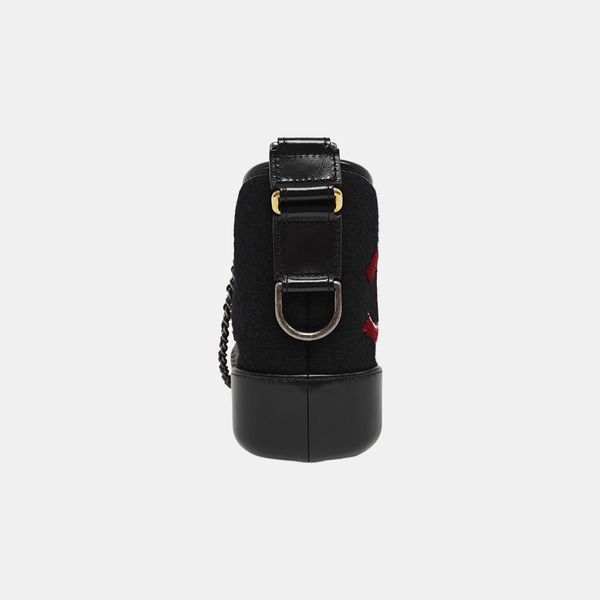 GABRIELLE Small Suede Black