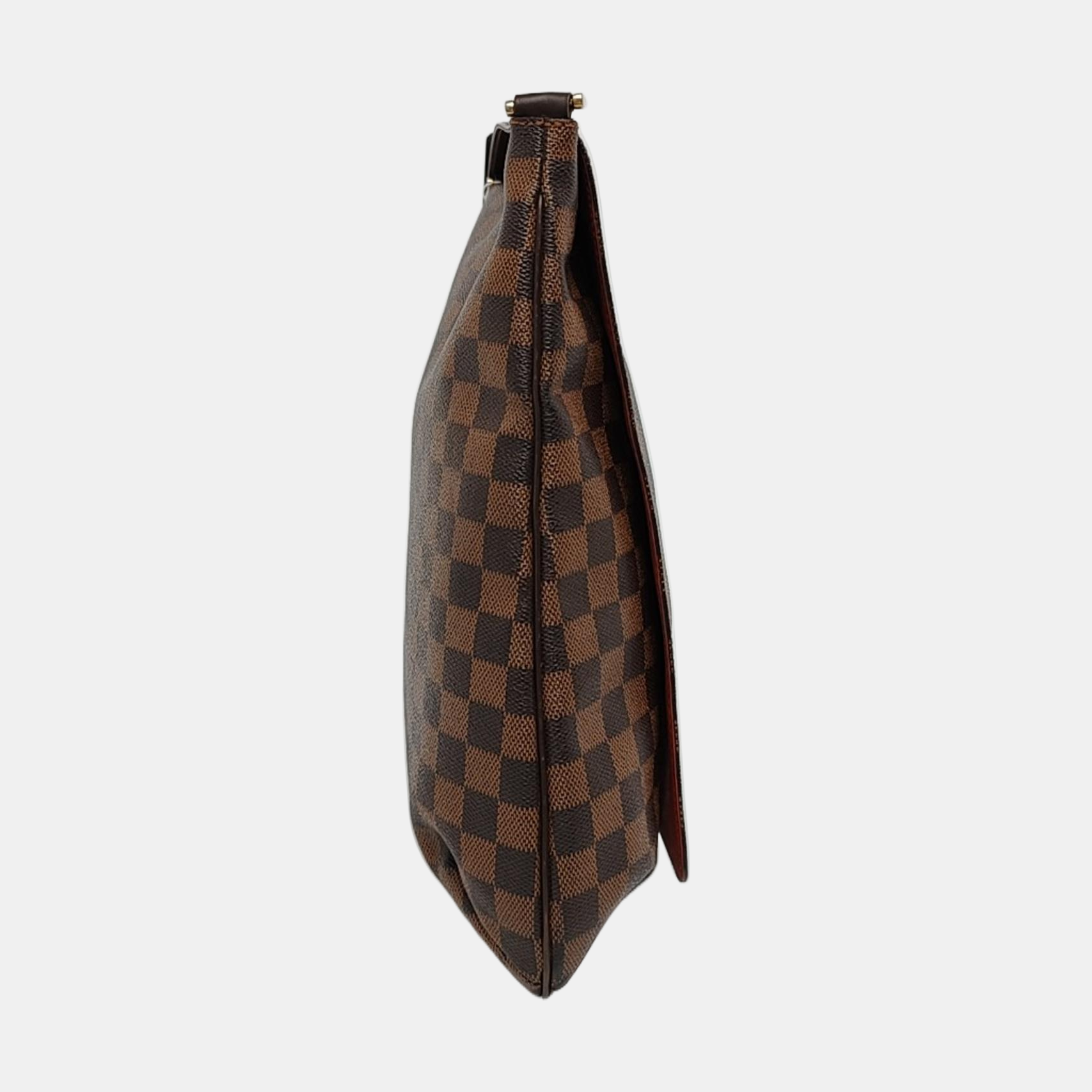 MUSETTE TANGO Damier Ebene Coated Canvas Brown