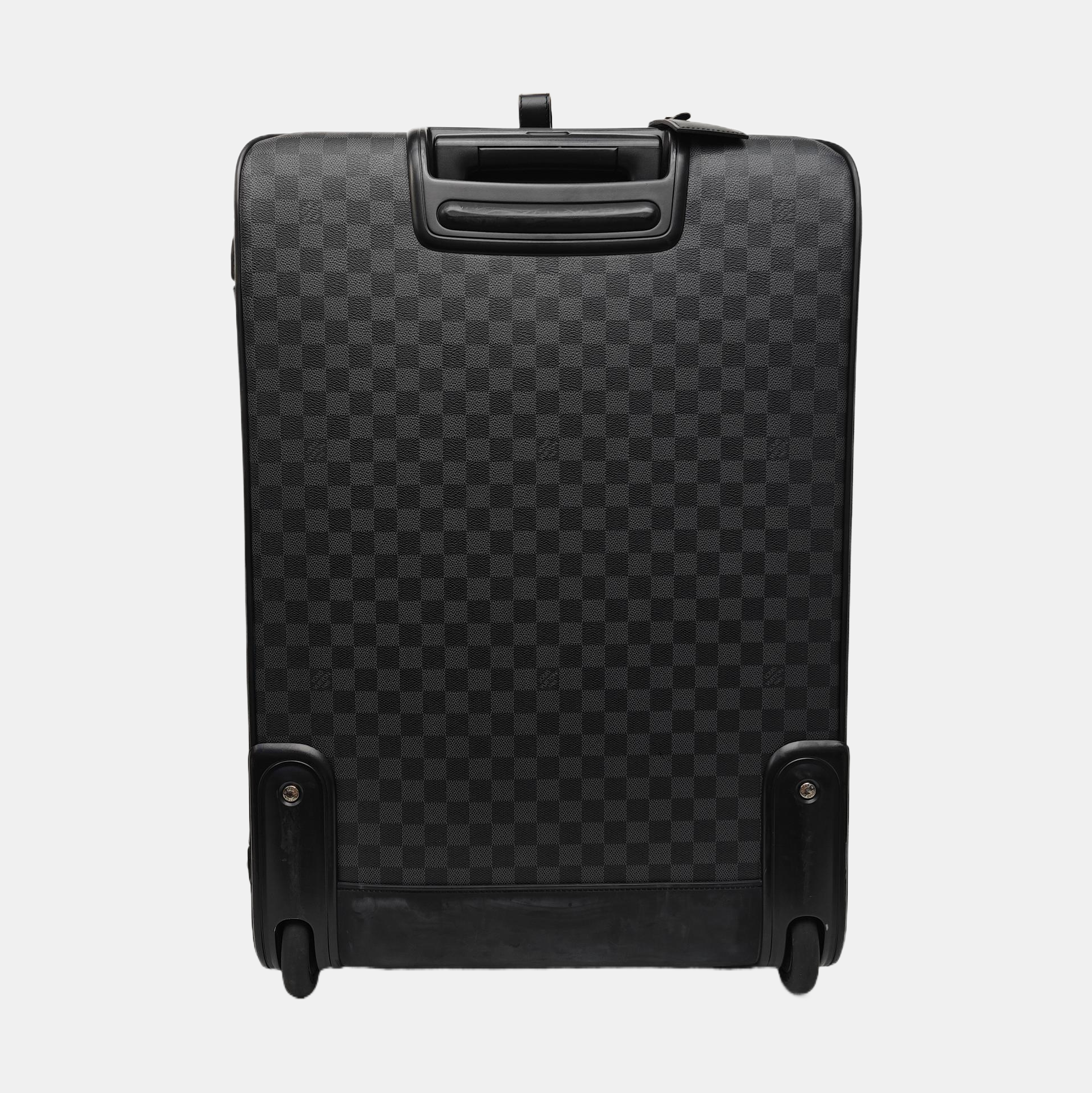 PEGASE 65 Damier Graphite Coated Canvas Black
