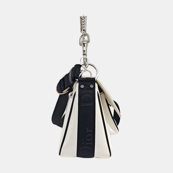 Calfskin Shoulder Bag White