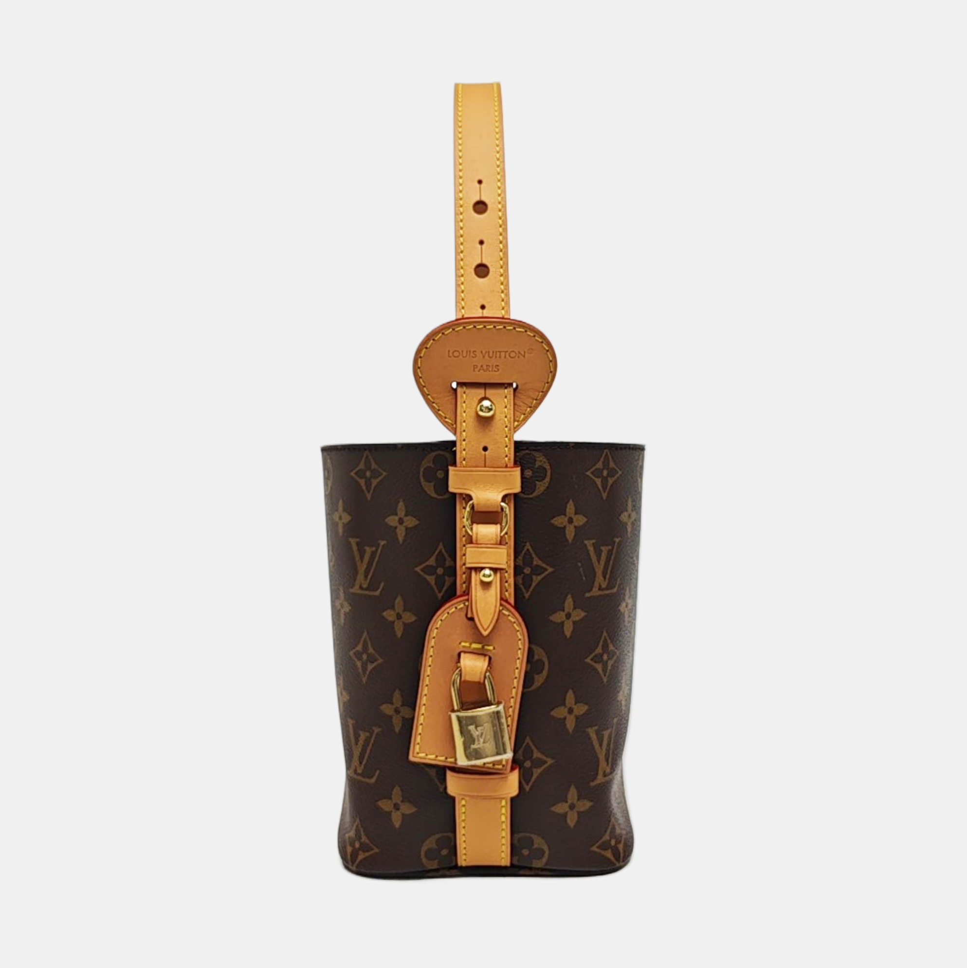 ALL IN Monogram Coated Canvas Brown