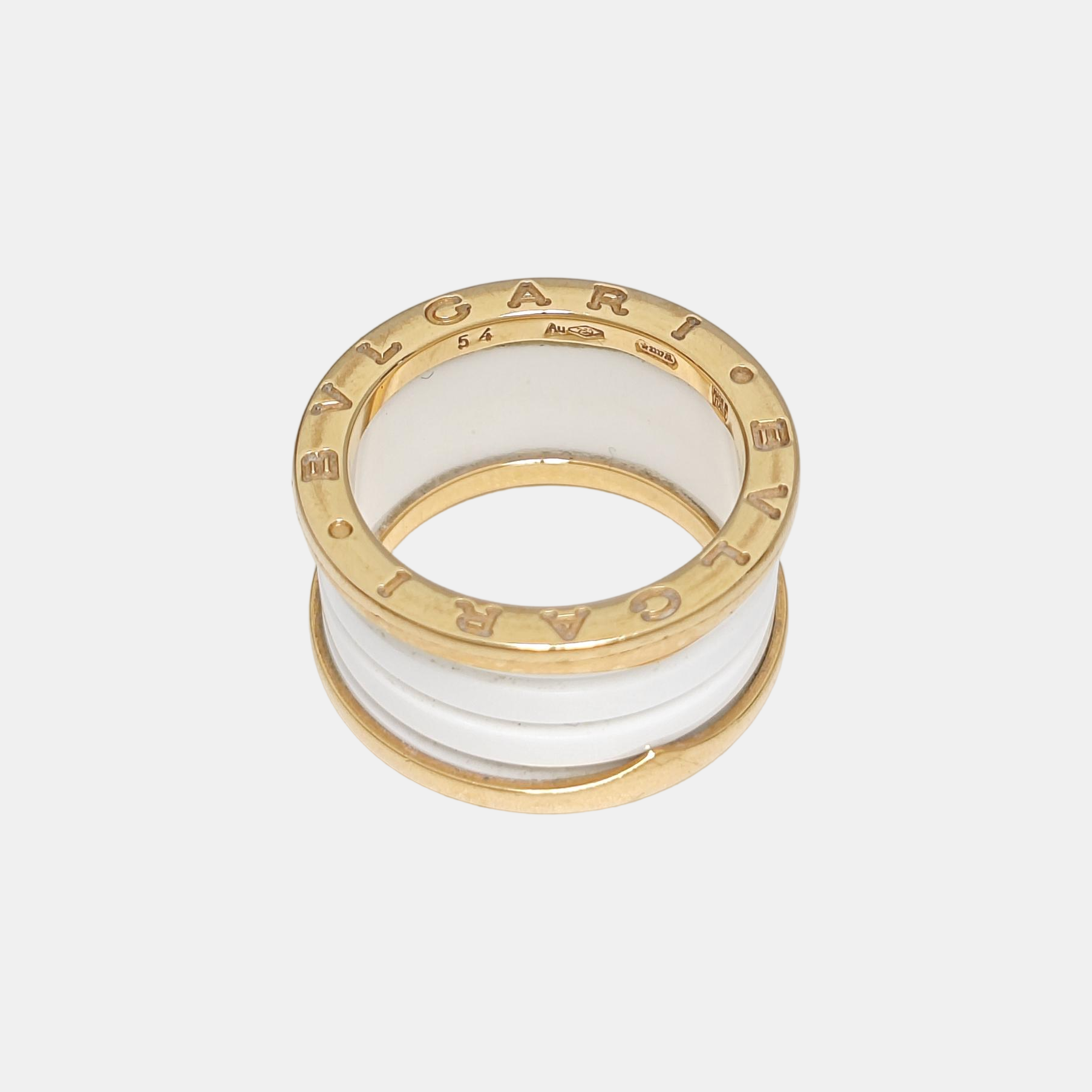 B.ZERO1 18k Rose Gold Ring EU 54