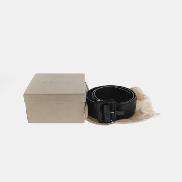 Black Leather Belt