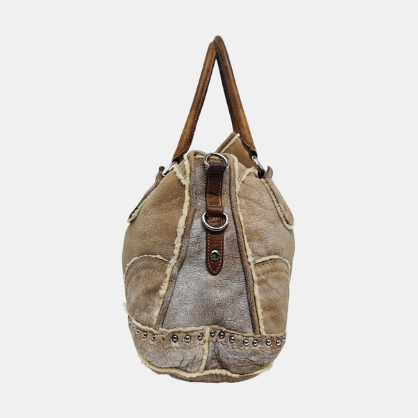 Quilted Sheepskin Brown