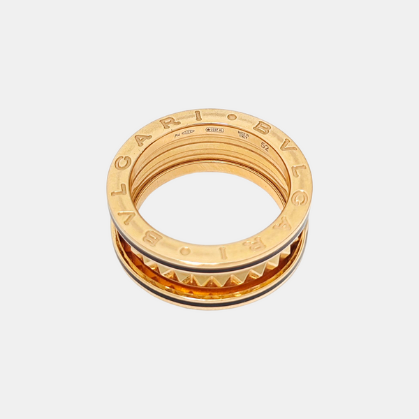 B.ZERO1 18k Rose Gold Ring EU 52