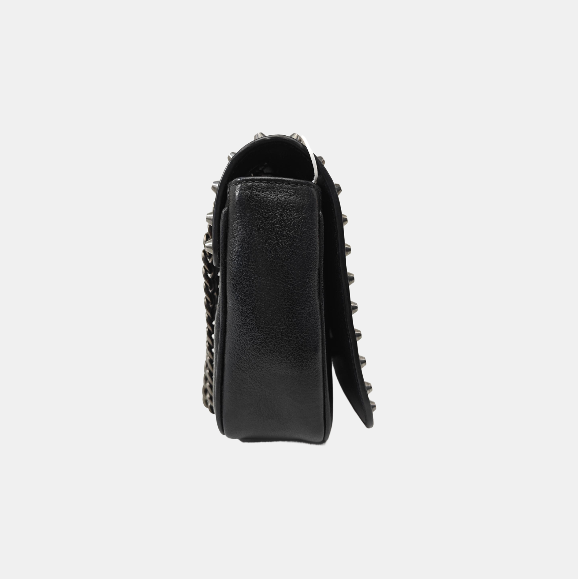 Calfskin Shoulder Bag Black
