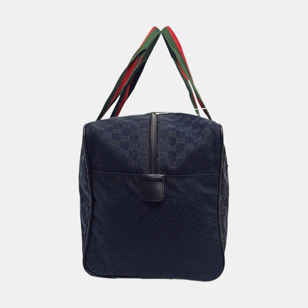Monogram Canvas Top Handle Bag Blue