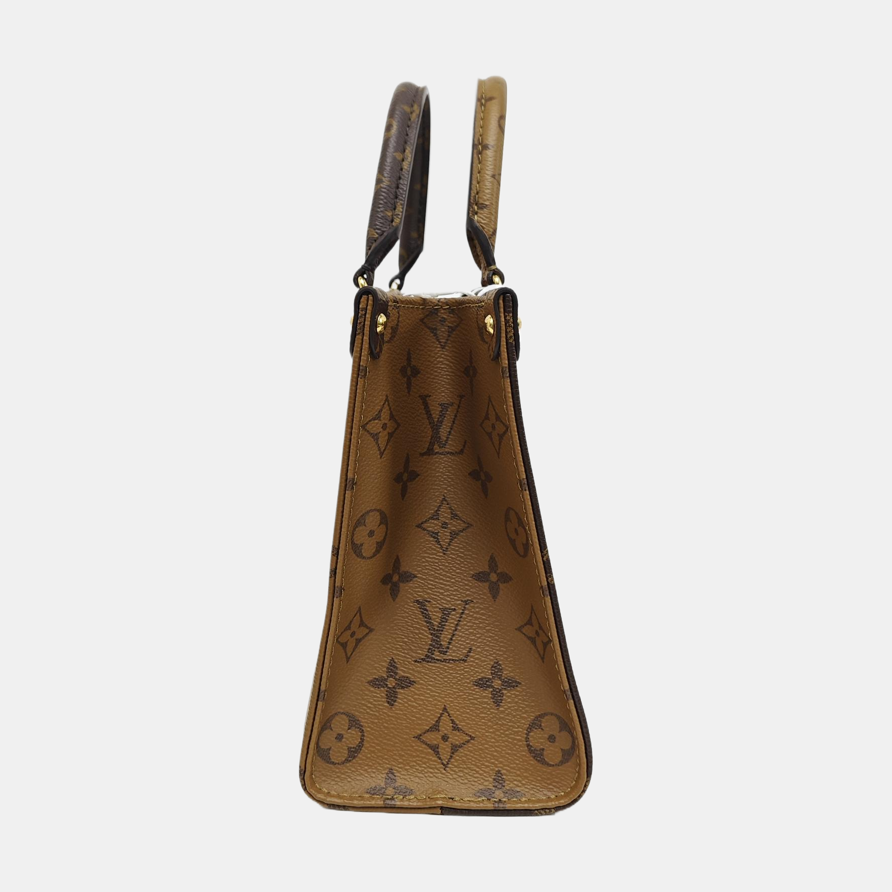 ONTHEGO PM Monogram Coated Canvas Brown