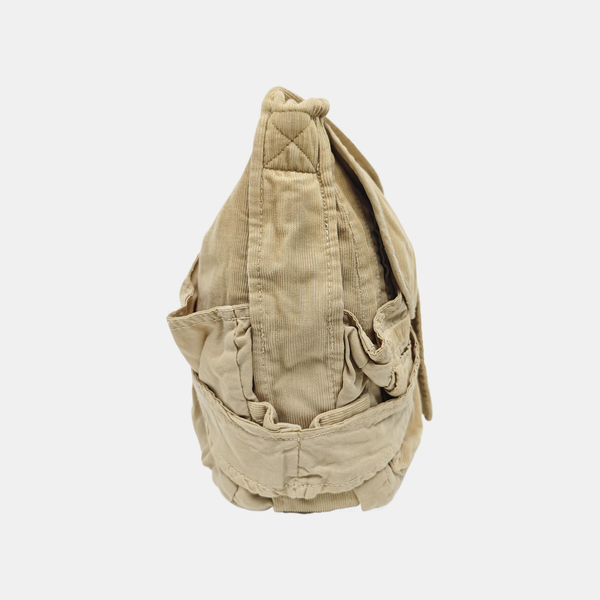 Fabric Shoulder Bag Beige