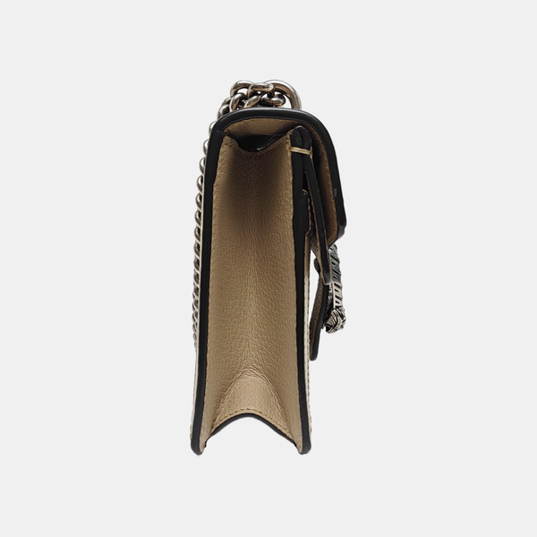 Dionysus Mini Monogram Coated Canvas Beige