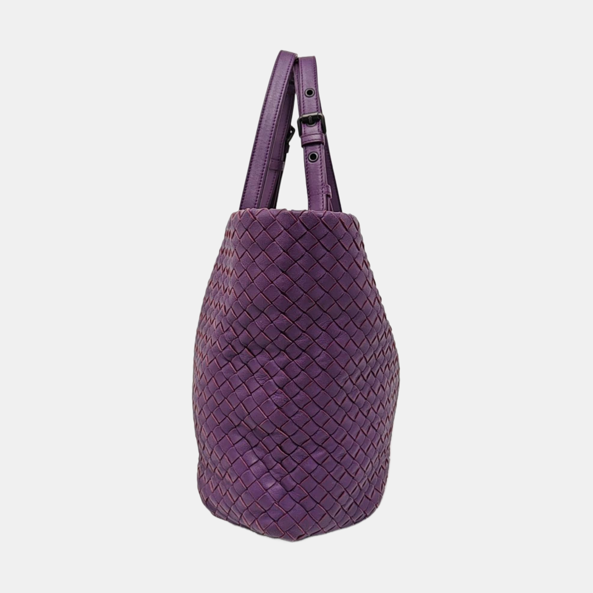 Authenticated pre-owned  Roma Lambskin Purple - Tote Bag at Looply