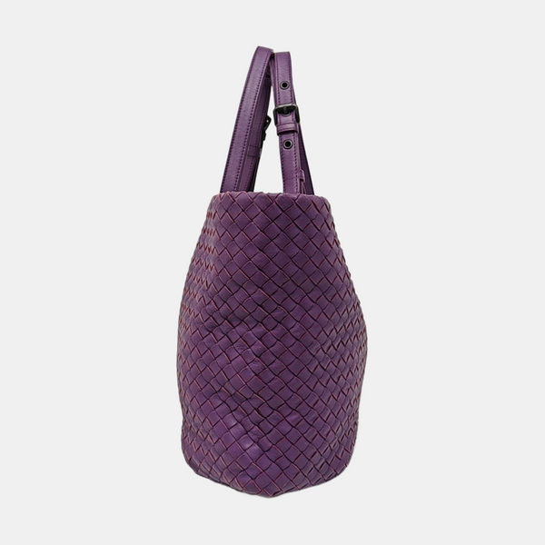 Authenticated pre-owned  Roma Lambskin Purple - Tote Bag at Looply