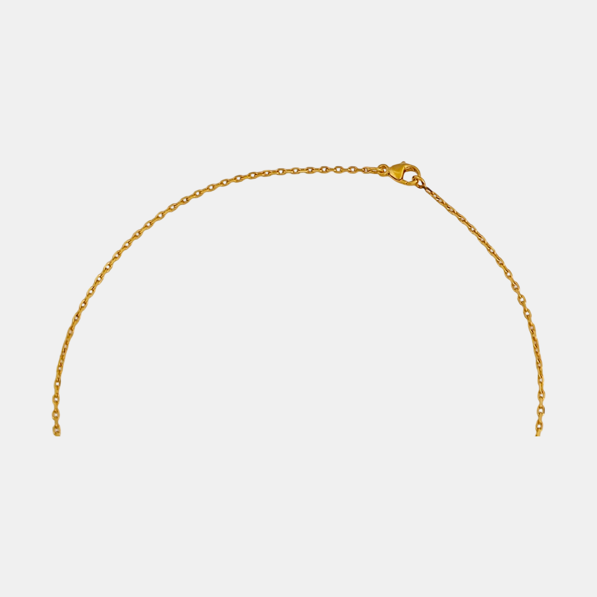 Pop H Metal Gold Necklace
