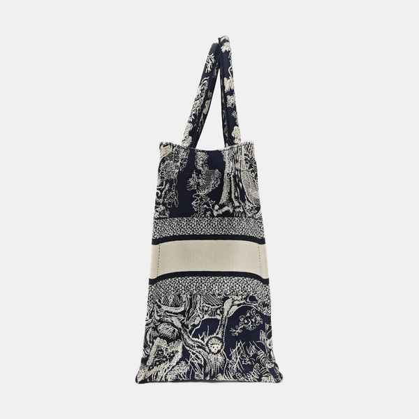 Book Tote Medium Canvas Blue