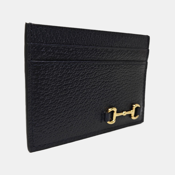 Calfskin Card Holder Blue