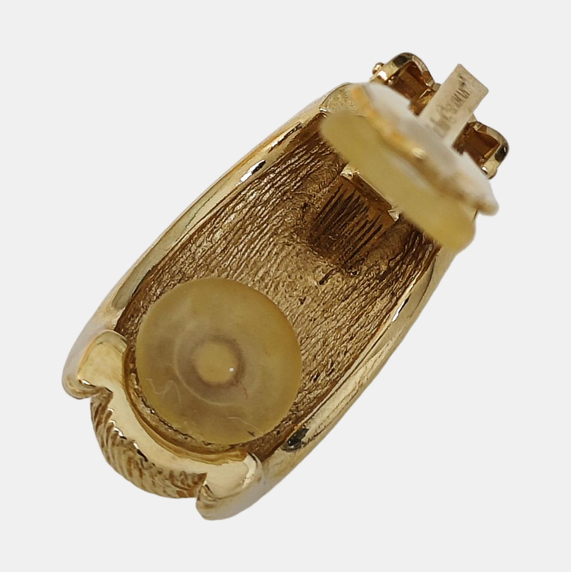 Metal Gold Clip On Earrings