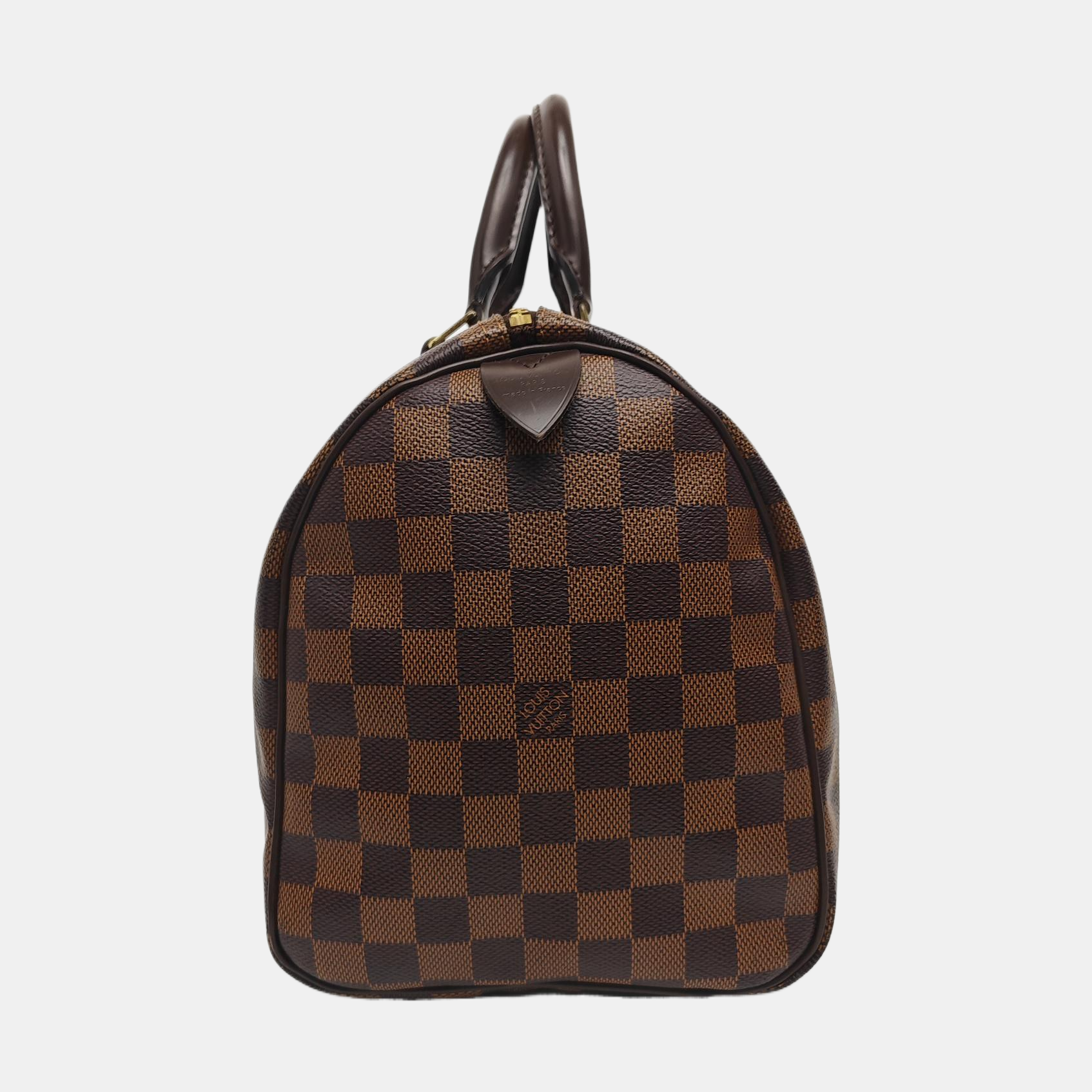 SPEEDY 30 Damier Ebene Coated Canvas Brown