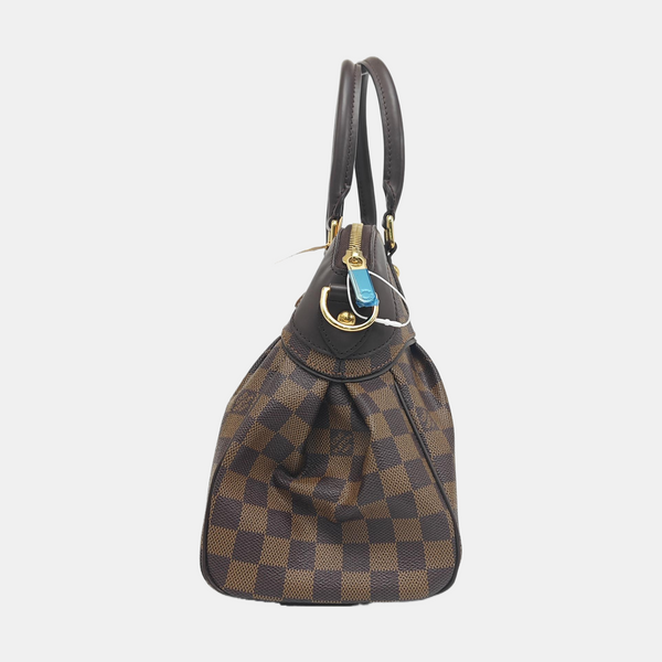 TREVI PM Damier Ebene Coated Canvas Brown