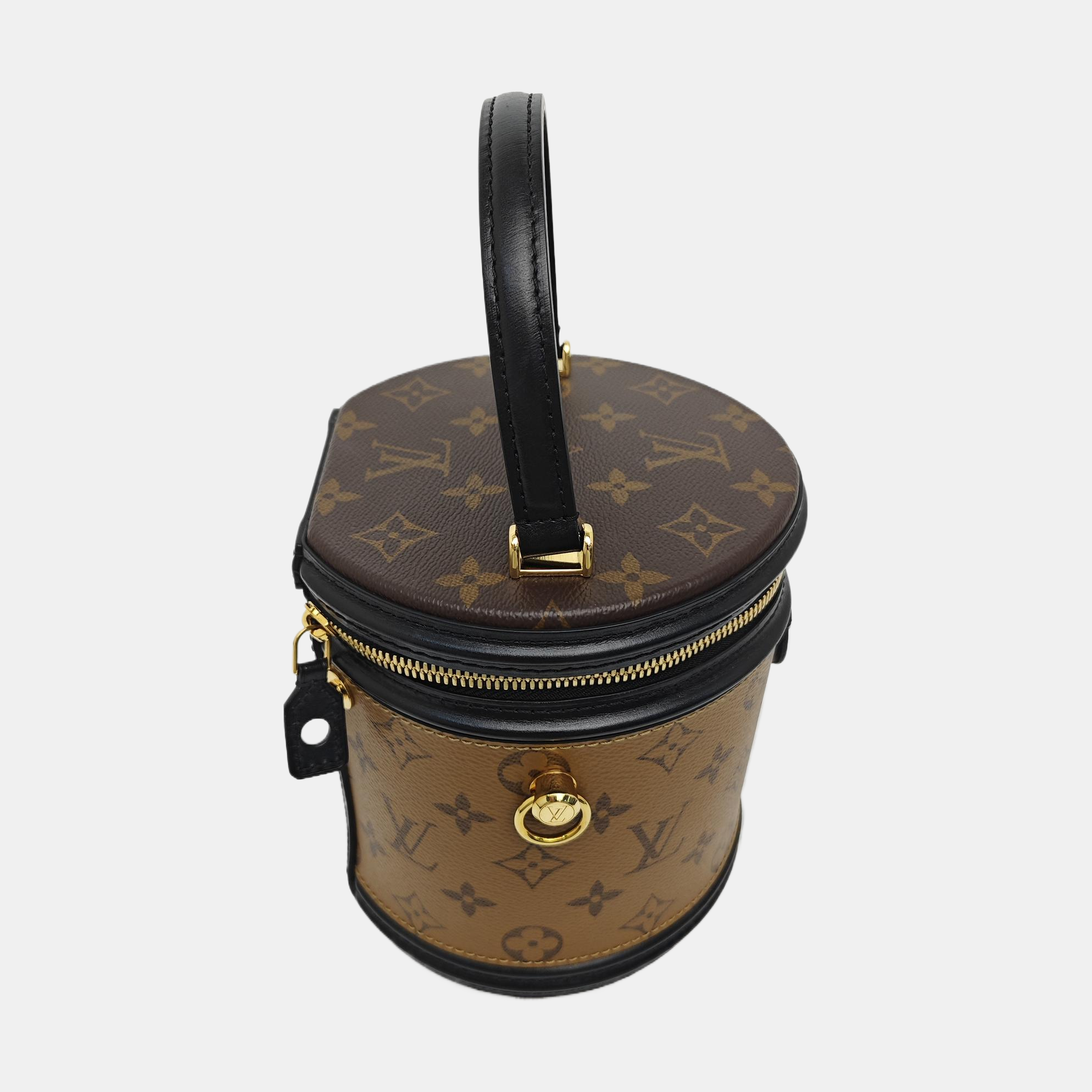 CANNES PM Monogram Coated Canvas Brown