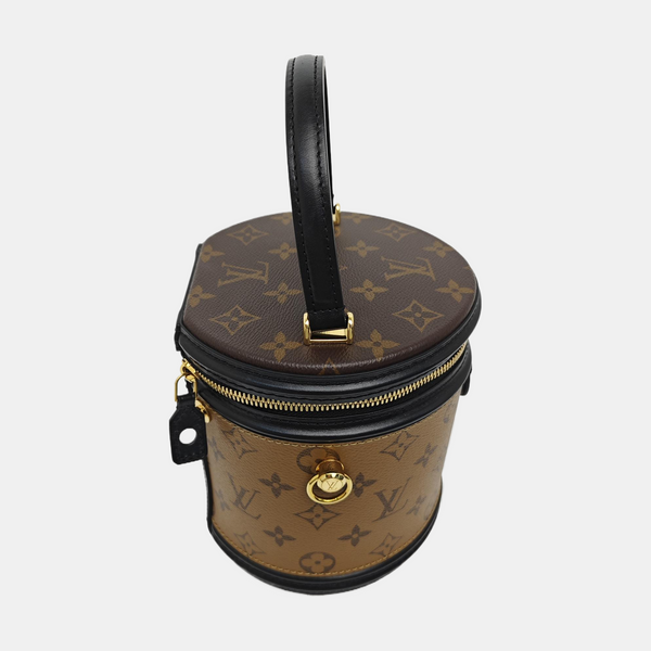 CANNES PM Monogram Coated Canvas Brown